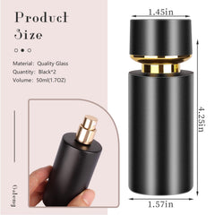Gsteng Atomiseur parfum réutilisable anti-fuite assure des voyages sans fuite
