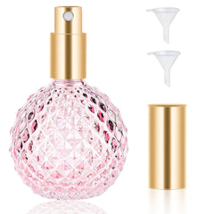 Bouteille Gsteng parfum vintage rose, élégante et pratique.