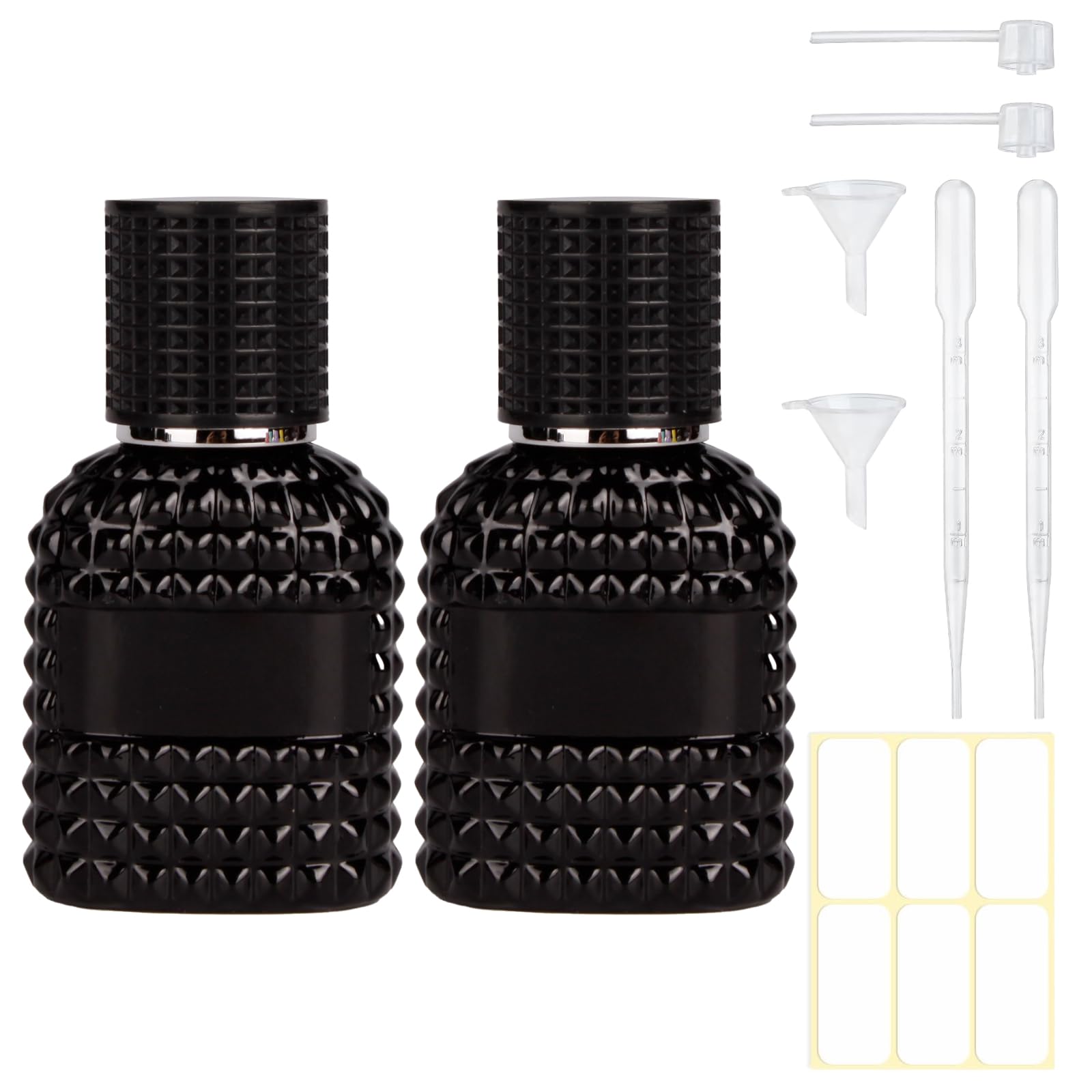 Gsteng Bouteilles parfum verre 30ml à remplir, idéales pour voyager.