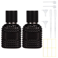 Gsteng Bouteilles parfum verre 30ml à remplir, idéales pour voyager.