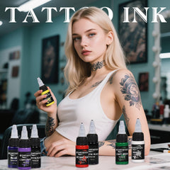 GTARTISTOO rouge brillant—encre tatouage idéale pour accents vibrants.