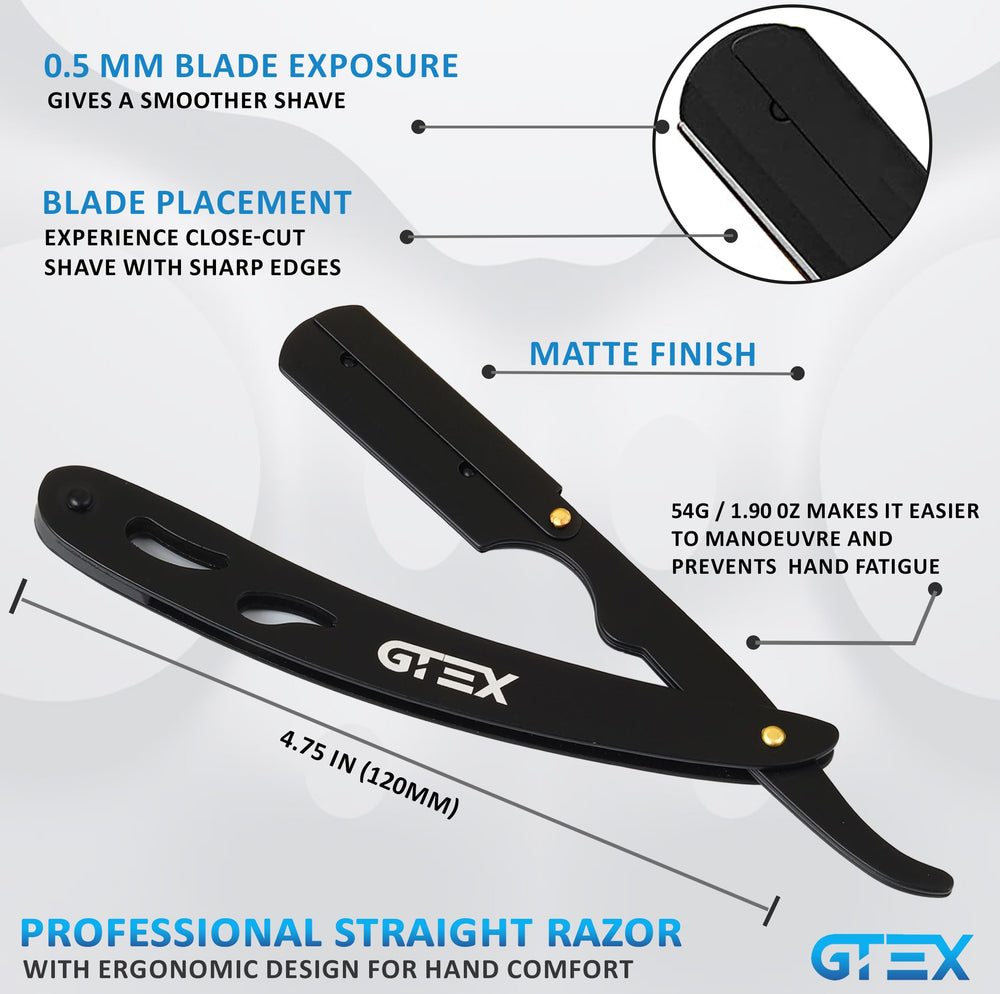 100 lames GTEX pour de multiples rasages rapprochés.