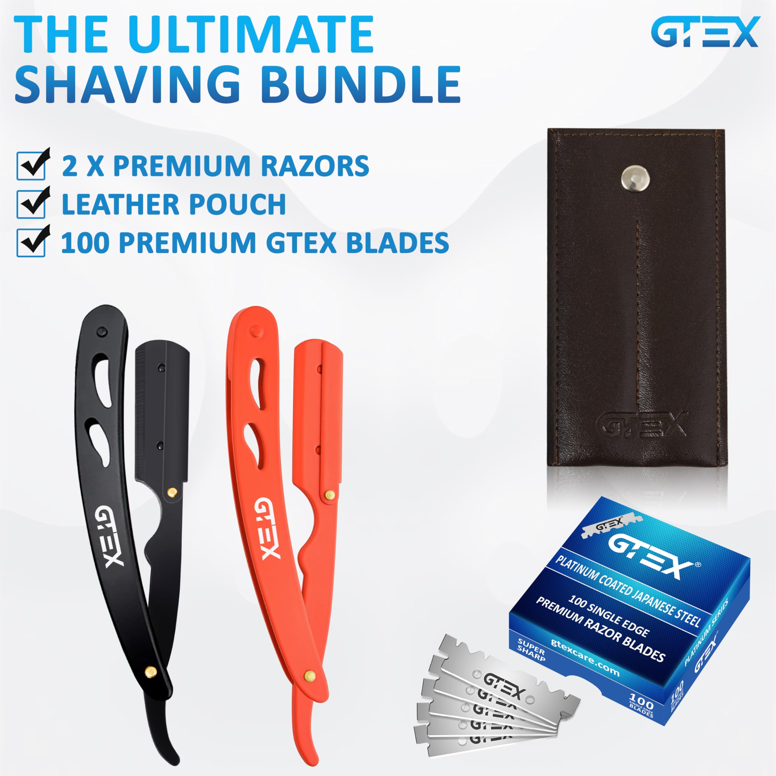 Lames platine et acier japonais GTEX offrent une coupe durable.