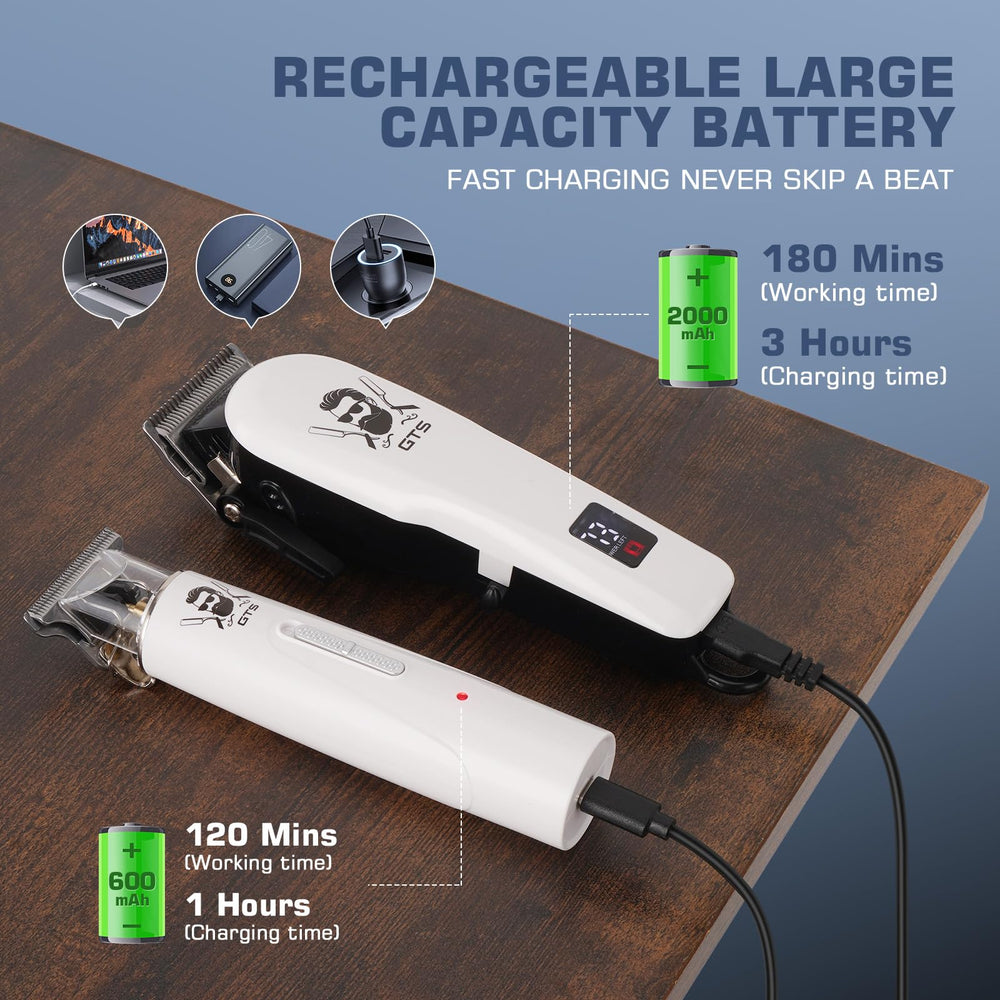 Autonomie jusqu’à 180 minutes, recharge rapide USB-C.