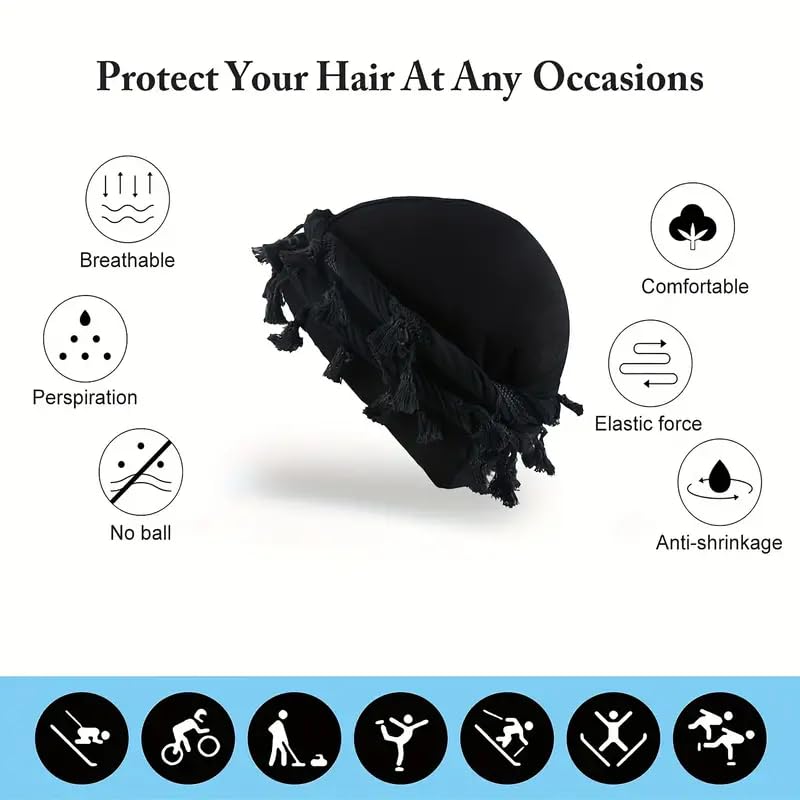 Gturytr turban multifonction, convient à toutes les coiffures et occasions.