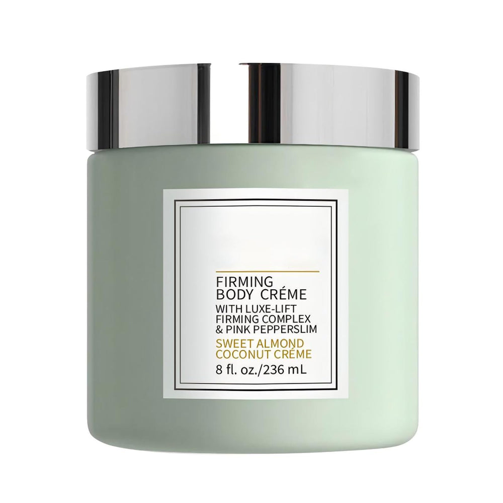 GTVOSY Champagne Lift Firming Body Creme bottle pour for deep hydration and smooth skin.