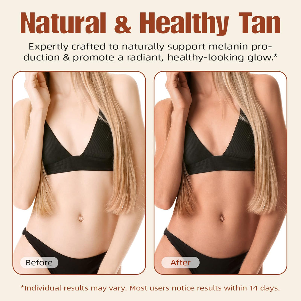 GTZSXNP gouttes bronzage ingrédients naturels pour routine vegan