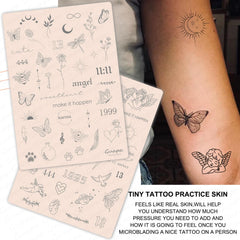 Guapa peau pratique tatouage 3mm – double-face utile pour apprentissage.