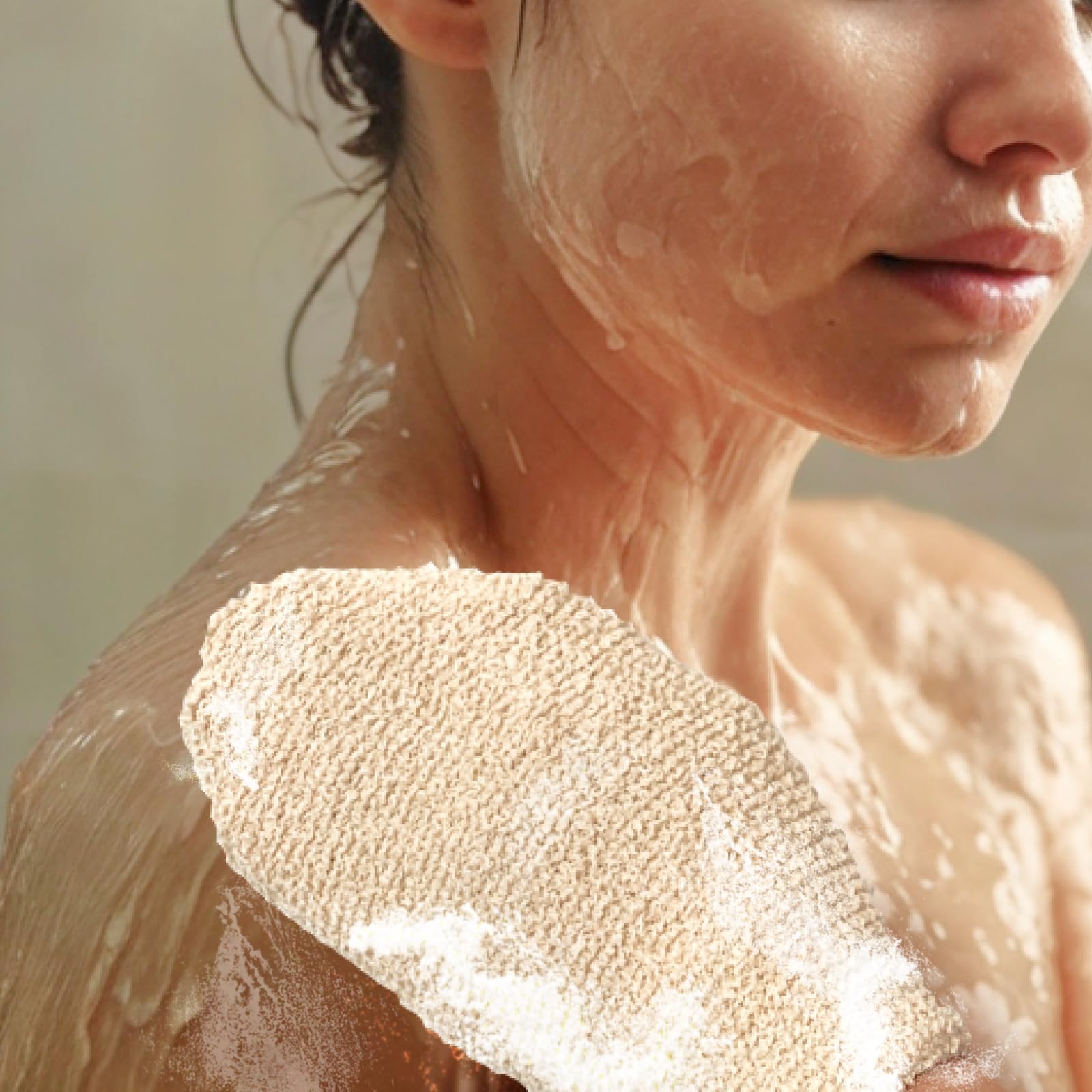 Gants douche chanvre GUARD&MARINE, nettoyage efficace sans agresser la peau.