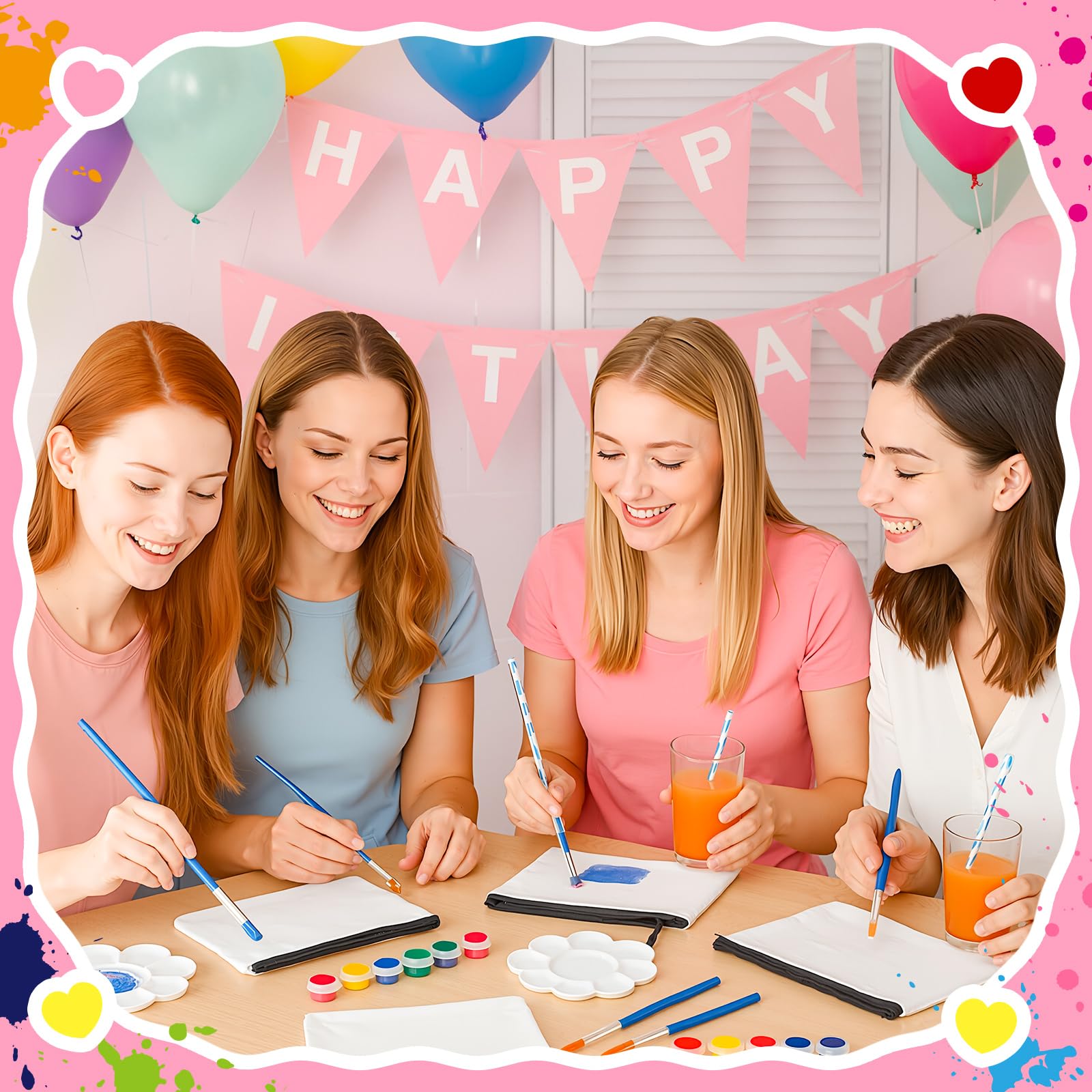 Activité Galentines Gueevin, atelier créatif entre amis