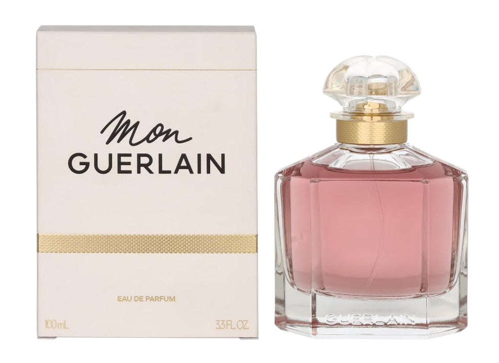 Mon Guerlain – Bouteille d'eau de parfum élégante pour une signature quotidienne.