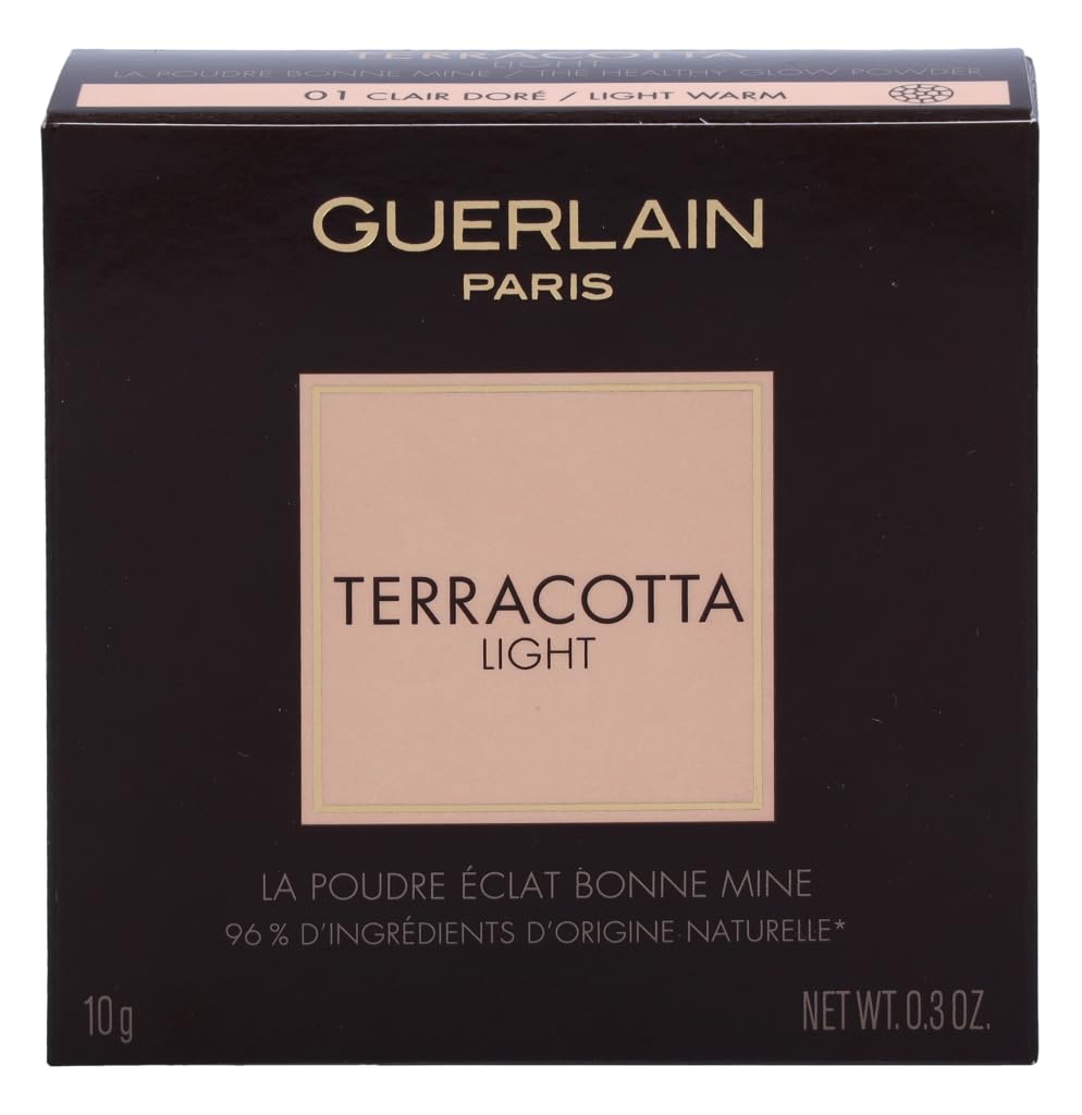 Guerlain Terracotta Léger – fini lumineux qui sculpte subtilement les pommettes.