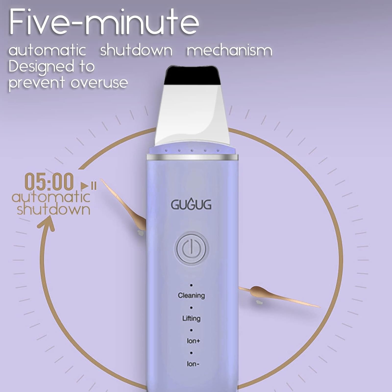 GUGUG Nettoyeur peau mode lifting — massage du visage revitalisant.