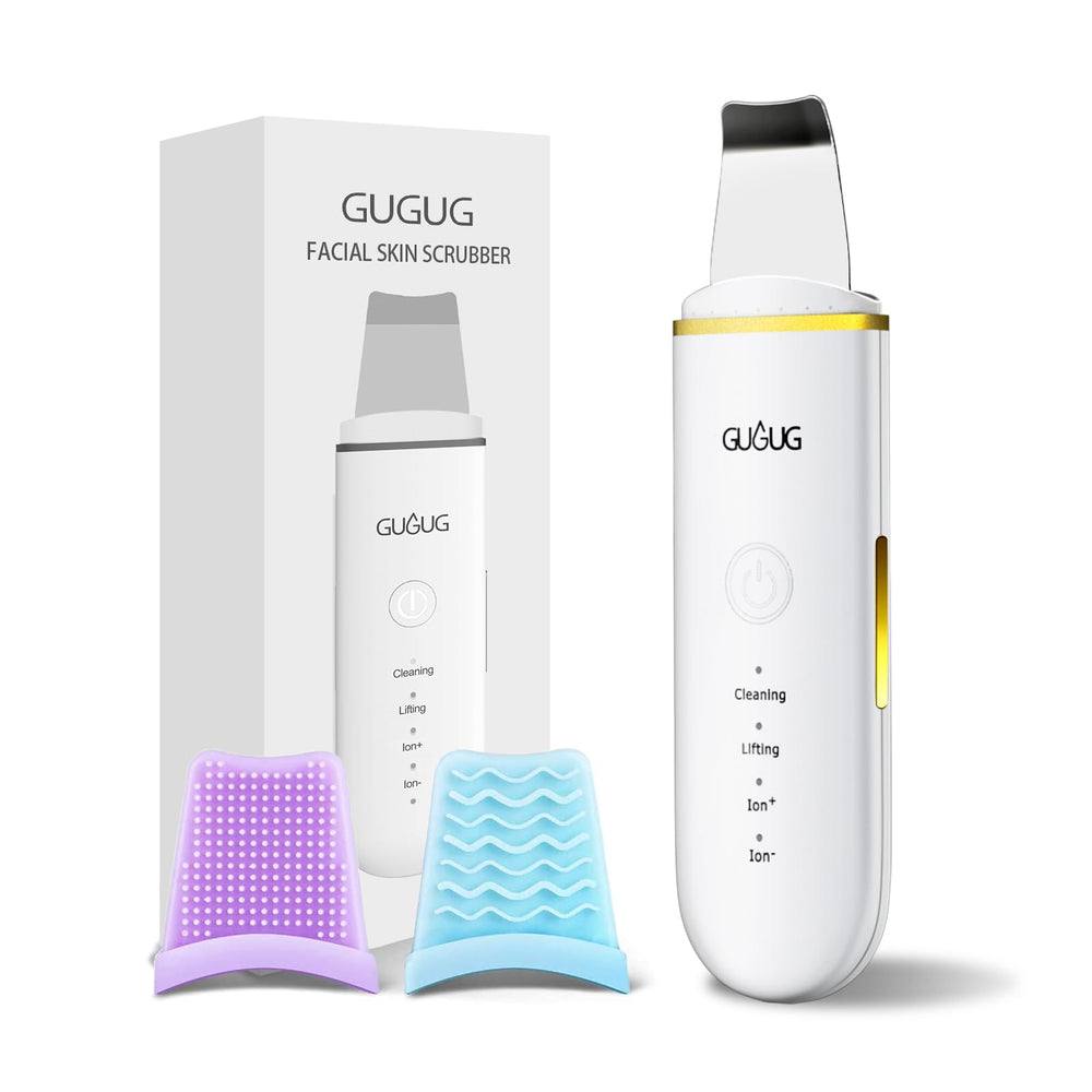 GUGUG nettoyeur-peau spatule-visage 4 modes pour un nettoyage en profondeur.