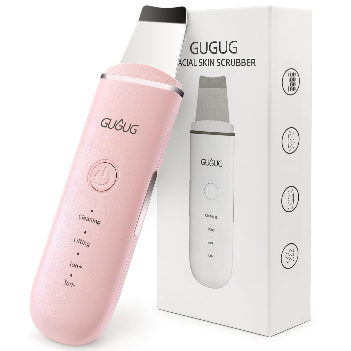 GUGUG Scrubber Visage en action pour nettoyage profond des pores
