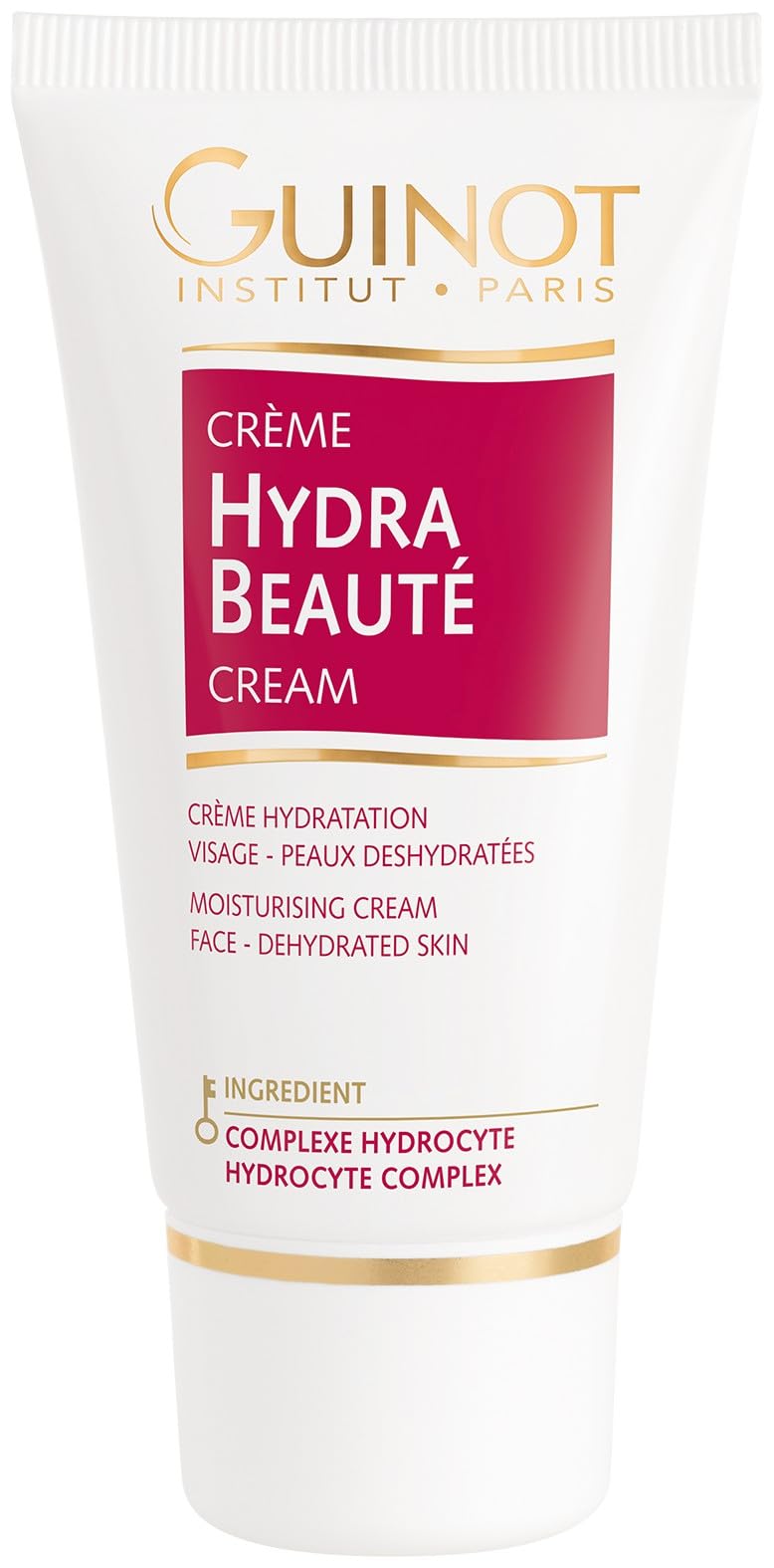 Guinot Crème Hydra Beauté dans son pot, hydratation durable pour le visage.
