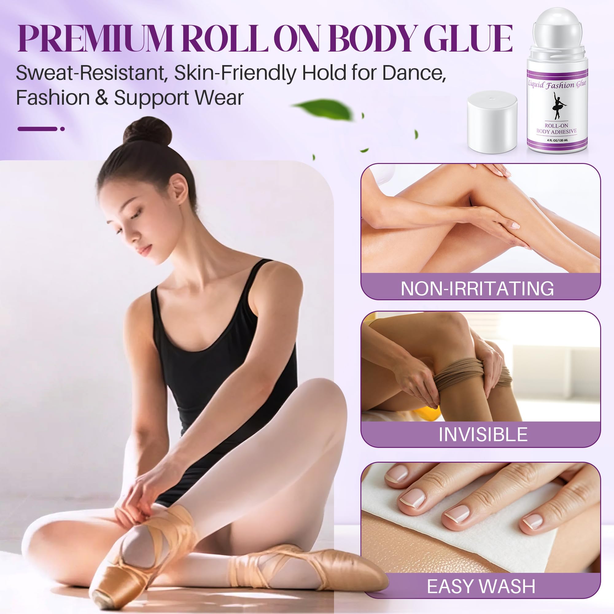 Gulfmew adhésif roll-on pour costumes de scène, tenue stable pendant la performance.