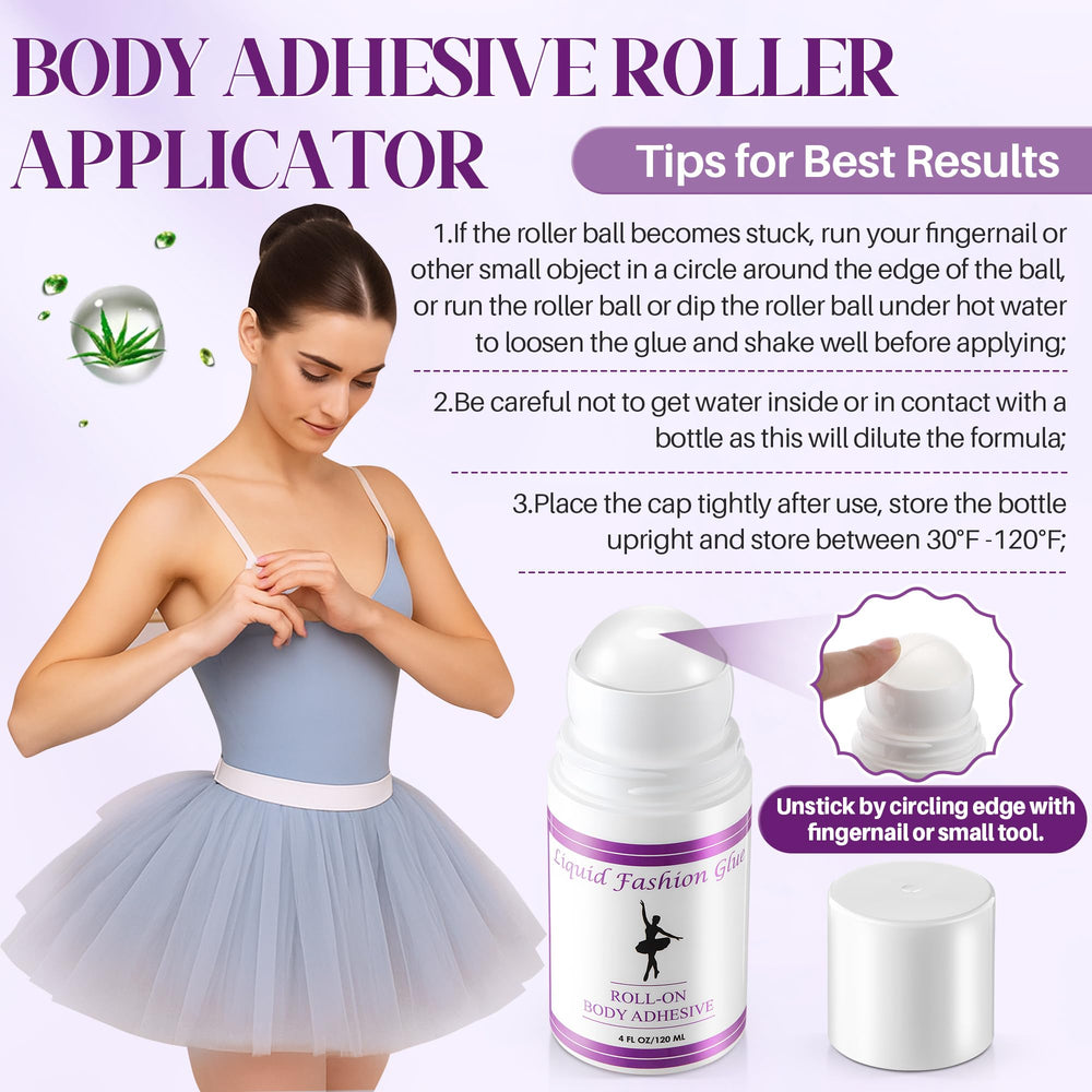 Gulfmew adhésif roll-on nettoyable facilement après séance avec savon et eau.