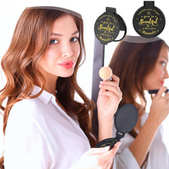 Gulfmew miroir mini-portable 2,76 pouces, léger et fiable.