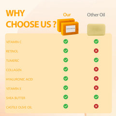 Savon Guluxly citron avec vitamine C, peau lumineuse.