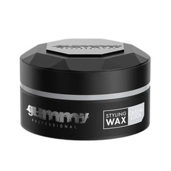 Gummy – emballage de cire coiffante pratique pour l'usage quotidien.