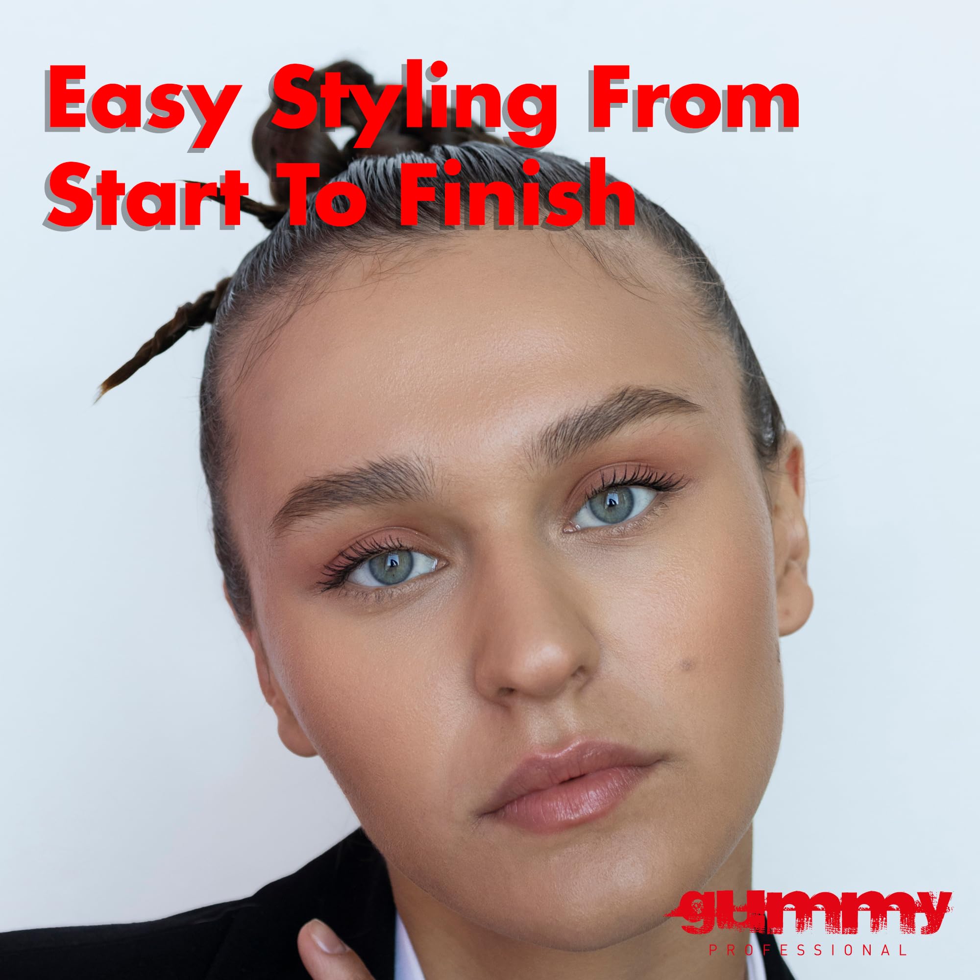 Gummy Gel pour cheveux texturés, définition et fini brillant.