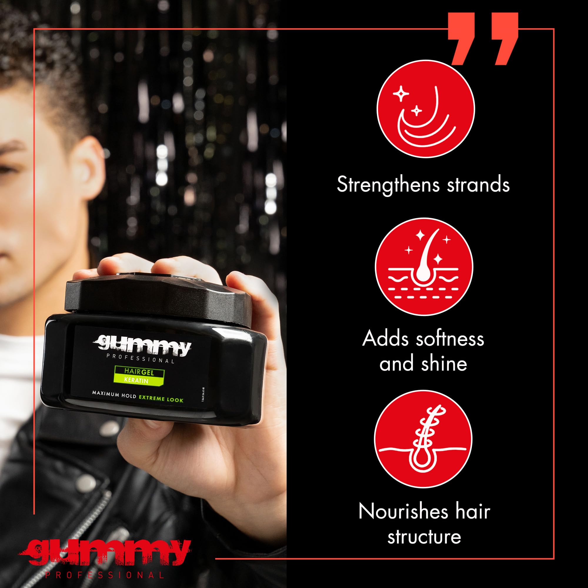 Gummy Gel Professionnel finition satinée pour brillance élégante.
