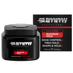 Gummy Gel Professionnel: tenue ferme pour cheveux lisses et look durable.