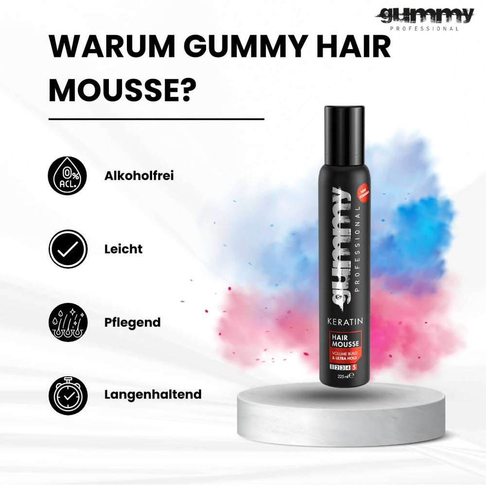 Contrôle des frisottis et fini lisse avec Gummy Kératine