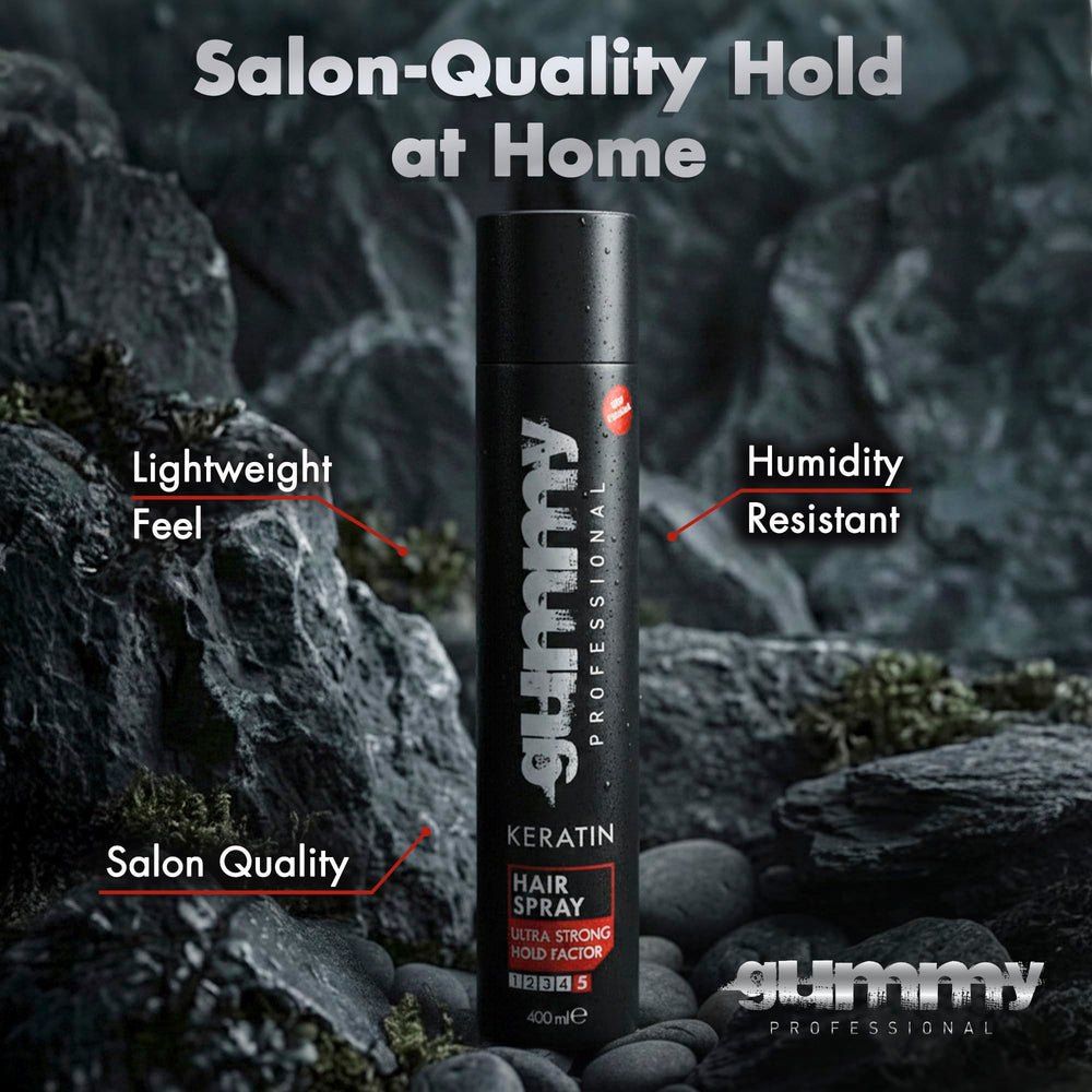 Gummy Professional Brushable Keratine – formule légère, démêlage facile et brushing.