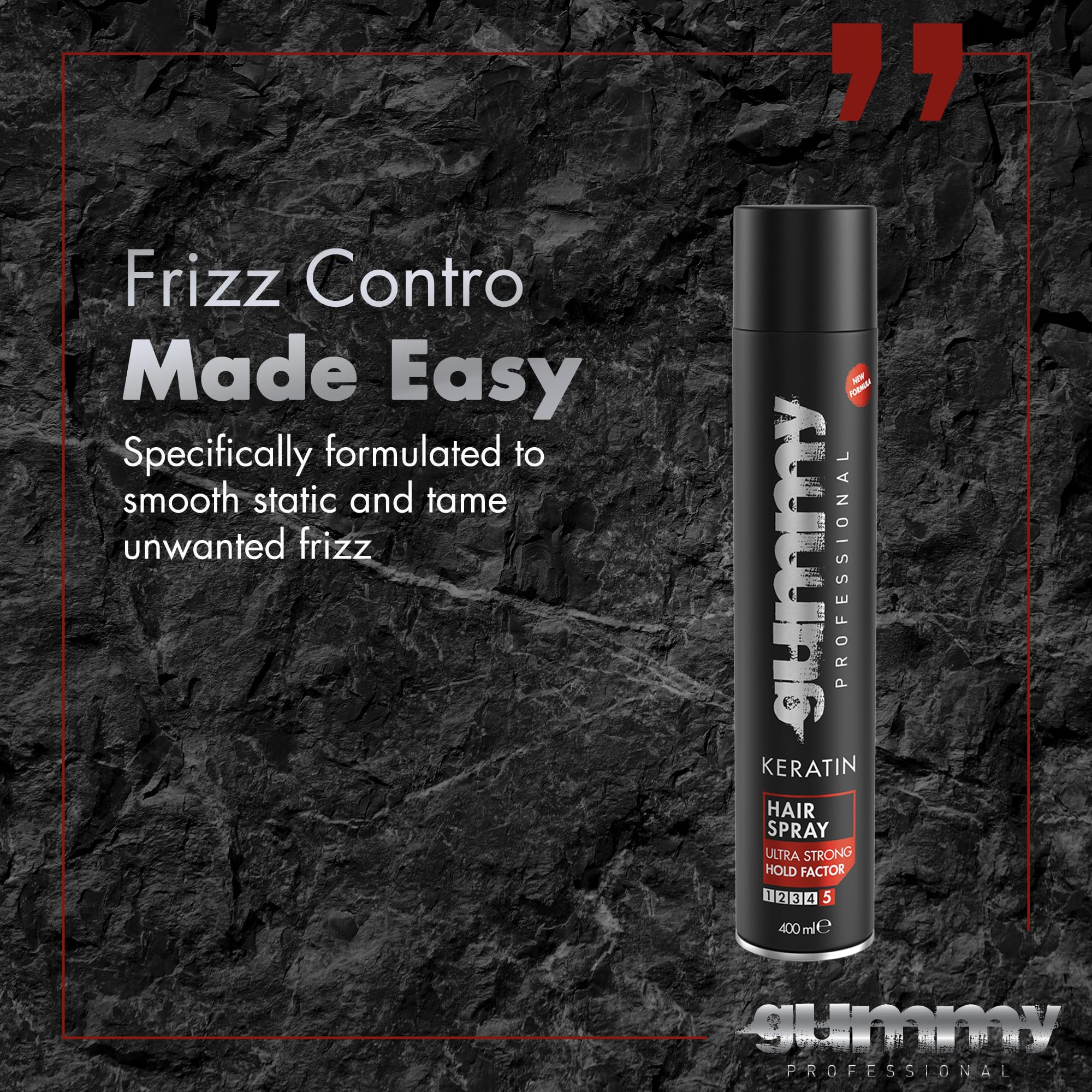 Gummy Professional Controle Forme Volume – volume sans surcharge, coiffage flexible.
