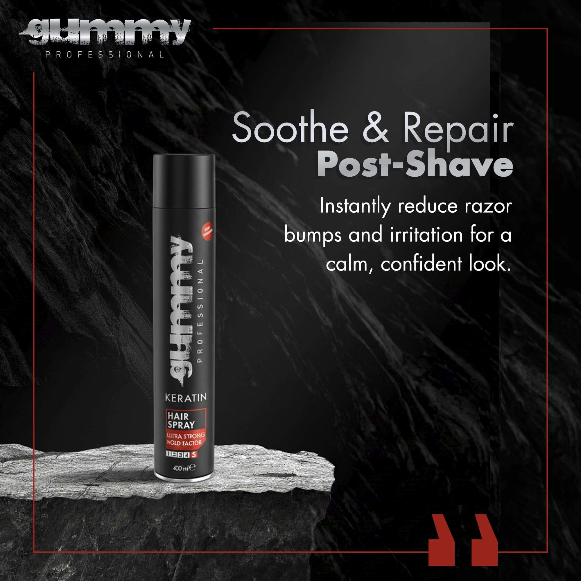 Gummy Professional Finition Matte – image en action, réduction des brillances et aspect naturel.