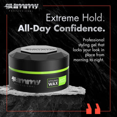 Gummy Professional mains-modelage-cire-cheveux : contrôle flexible pour tous les looks.