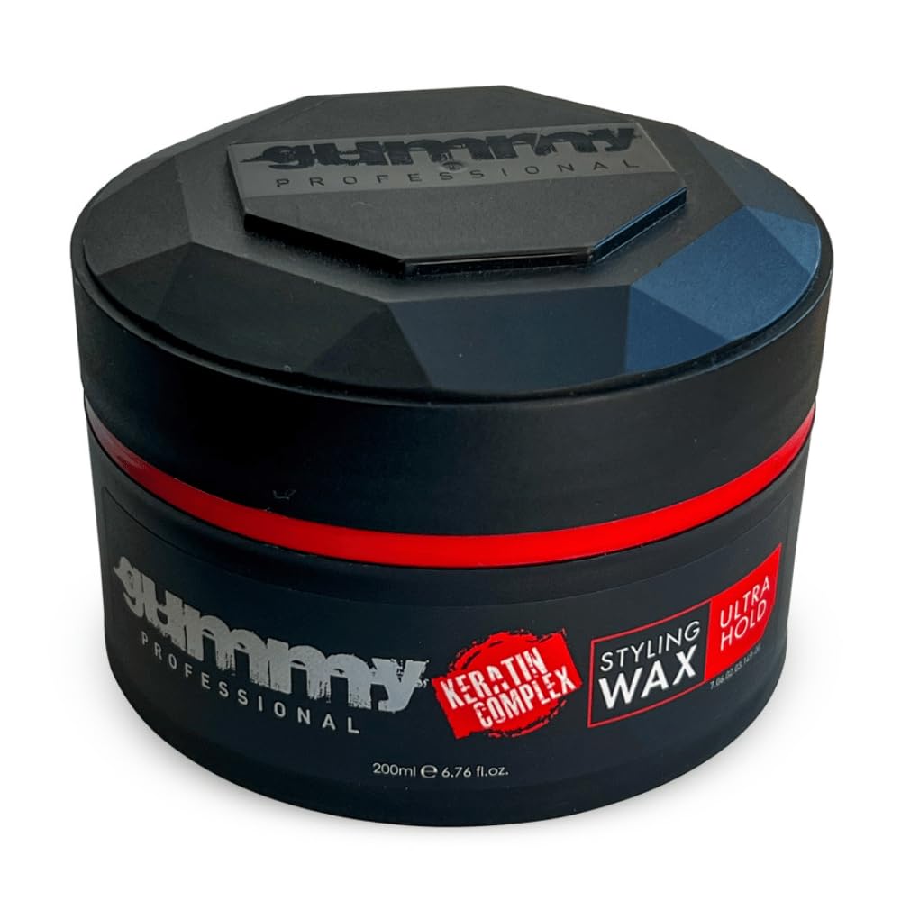 Gummy Ultra Hold dans son pot de 200 ml avec une tenue durable et contrôle des mèches.