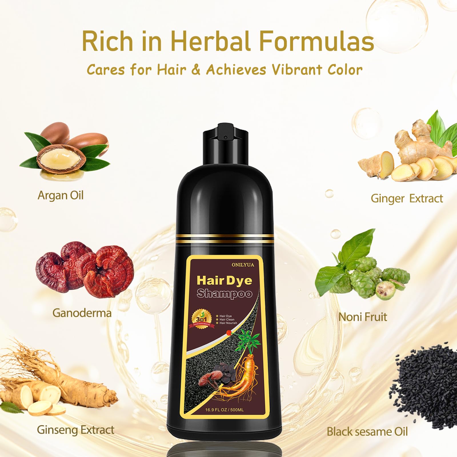 GURKOOYD 3-in-1 formula nourishes hair leaving it soft and smooth.