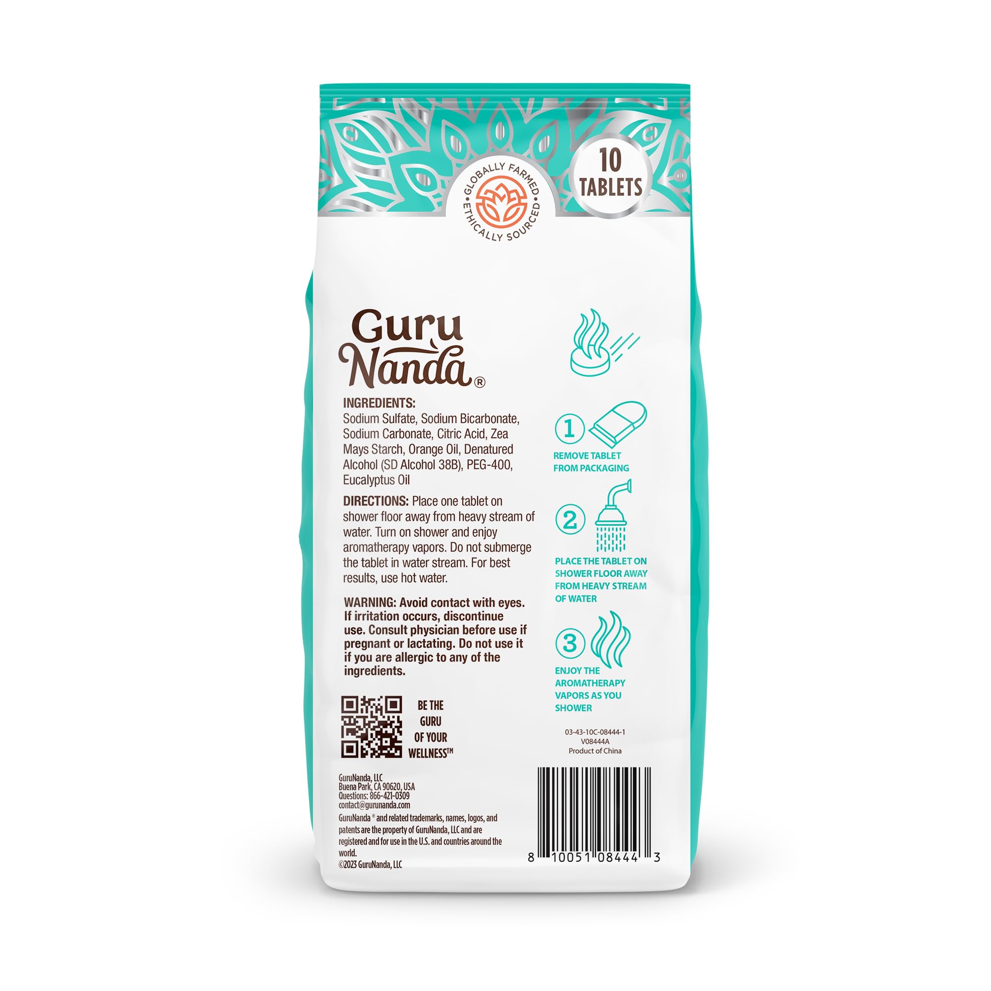 Certification sans cruauté GuruNanda Uplift, produit sûr et éthique