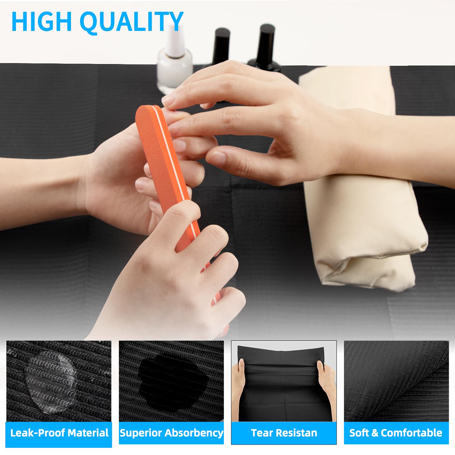 Gusnilo usage polyvalent ongles jetable, parfait pour outils et flacons.