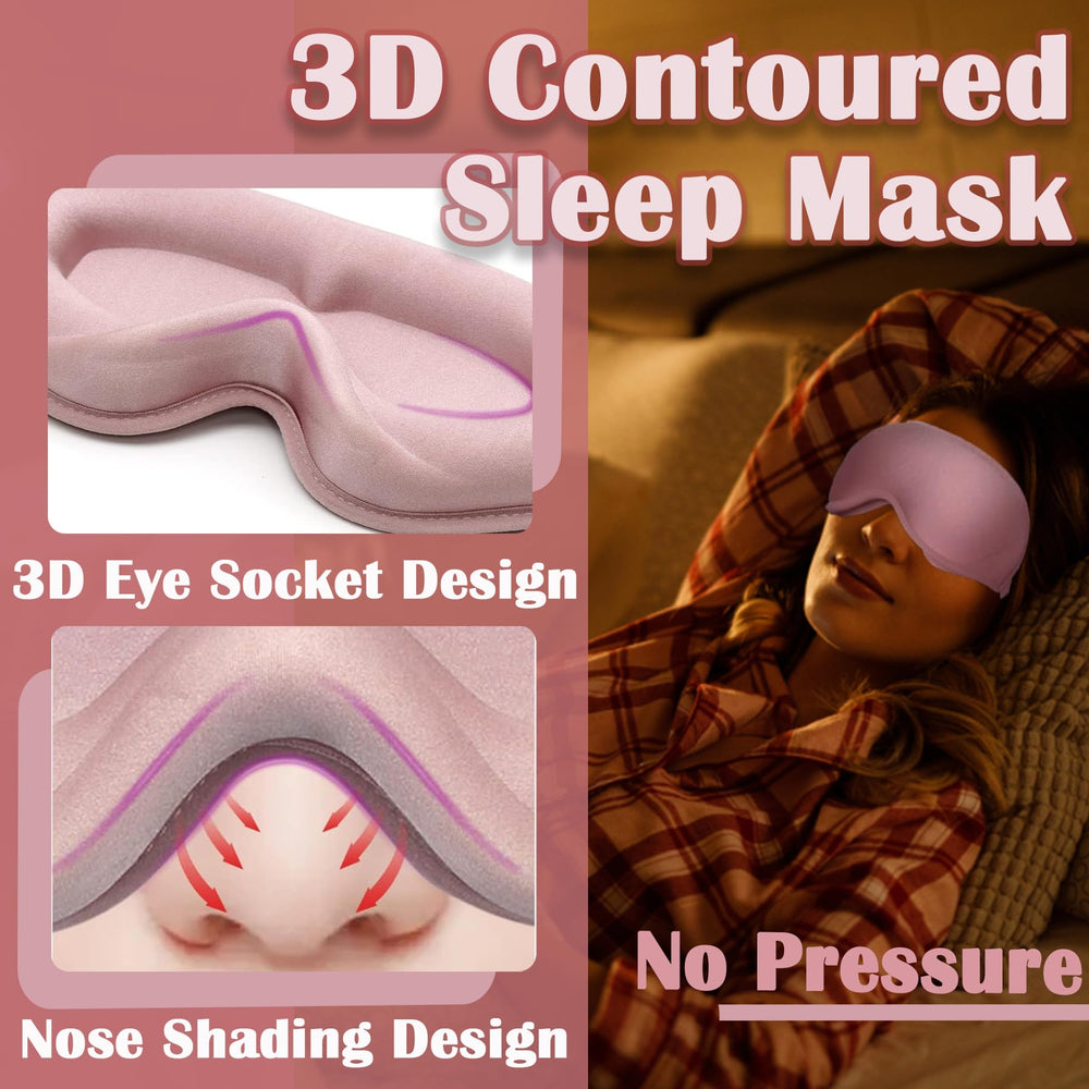 Masque Gusonse bloque lumière pour sommeil profond en voyage