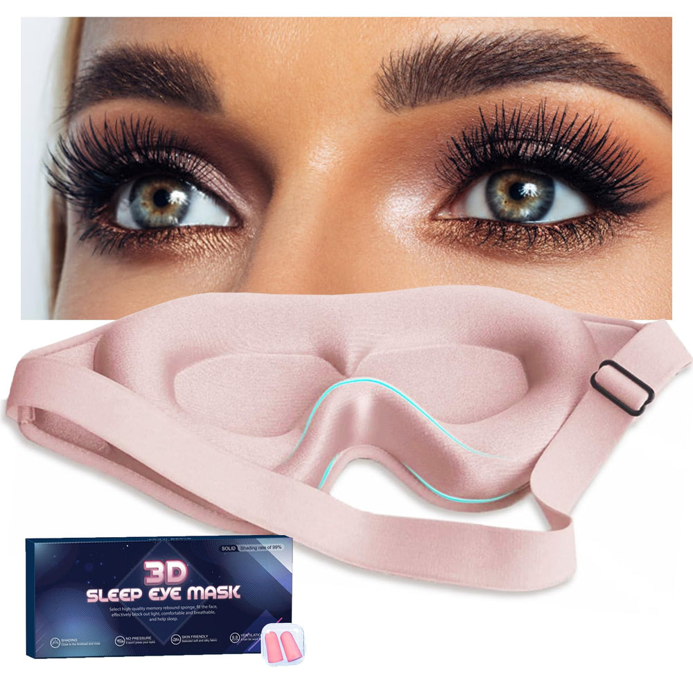 Gusonse masque-sommeil extensions cils 3D protège les cils sans pression, confort nocturne