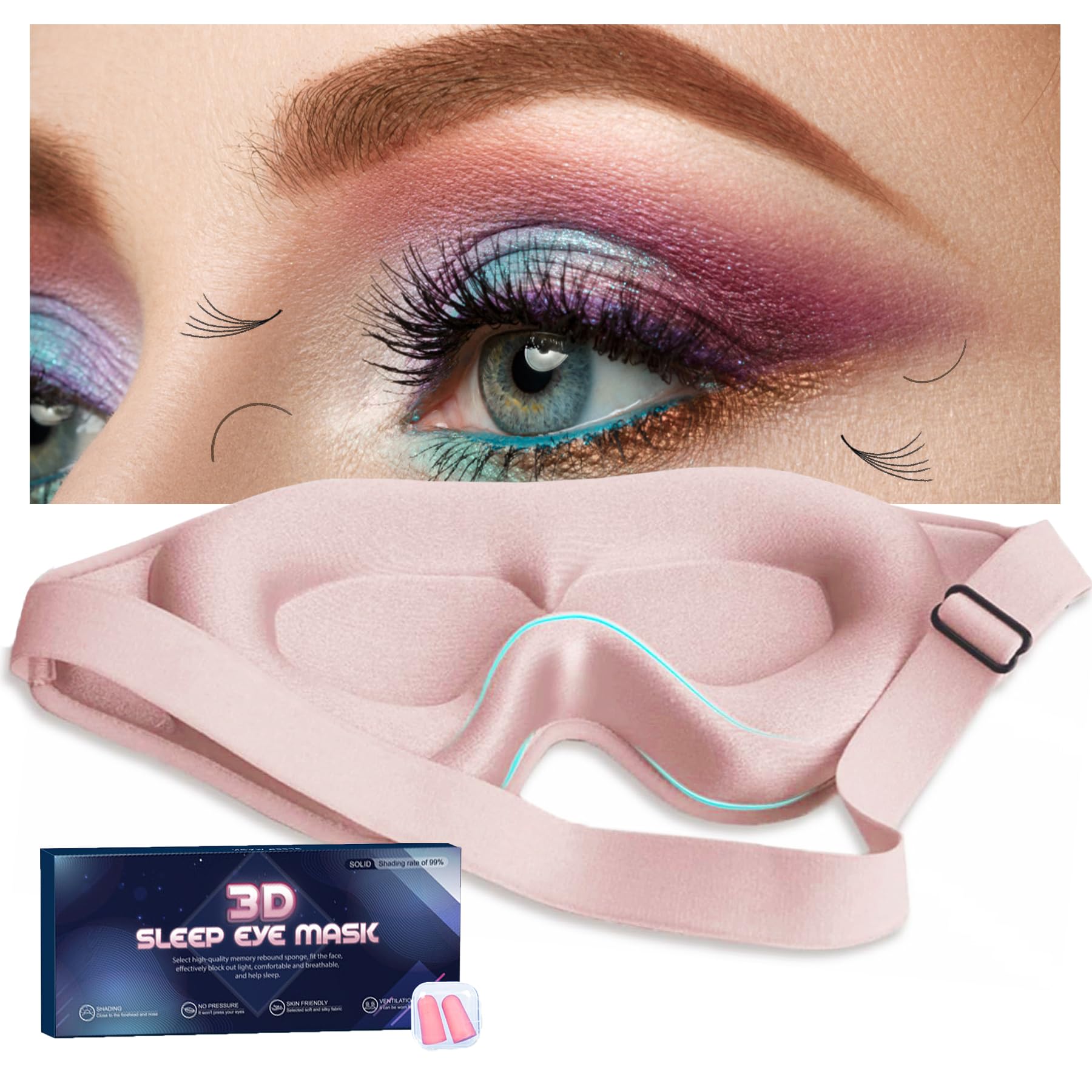 Masque Gusonse lavable et réutilisable pour nuits quotidiennes
