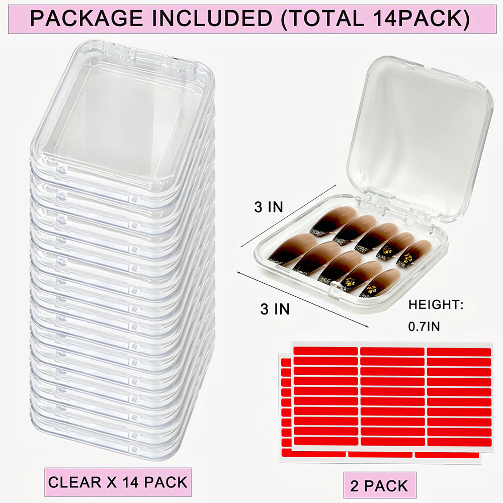 GUXACU présentoir transparent pour ongles, idéal pour mettre en valeur une collection.