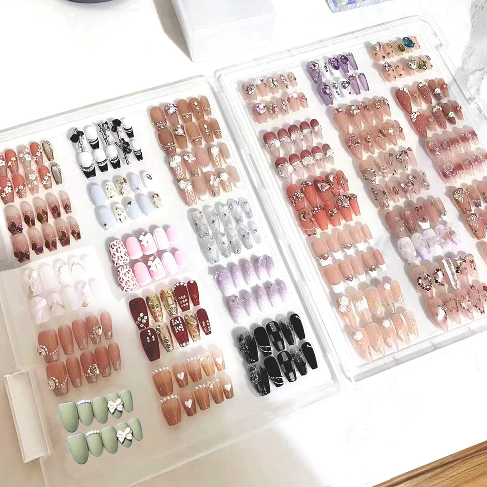 Adhésifs double-face GUXACU, robustes et faciles à fixer les ongles.