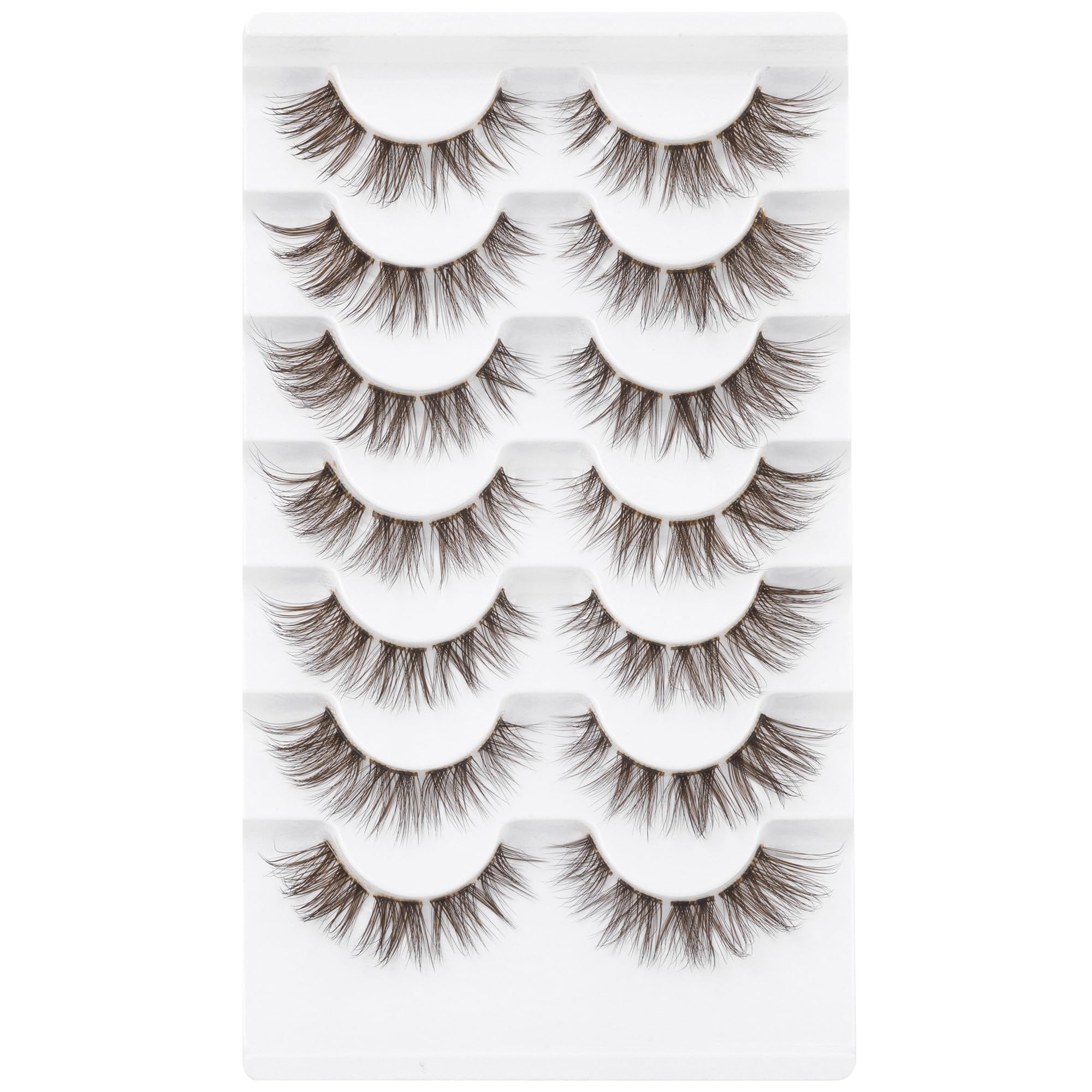 GVEFETIEE: allure quotidienne ou soirée avec cils brun faciles à porter.
