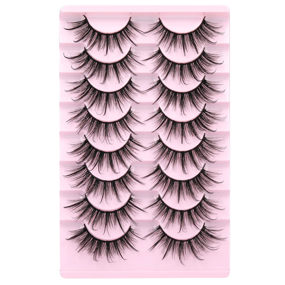 Bande de cils confortable GVEFETIEE pour une application rapide