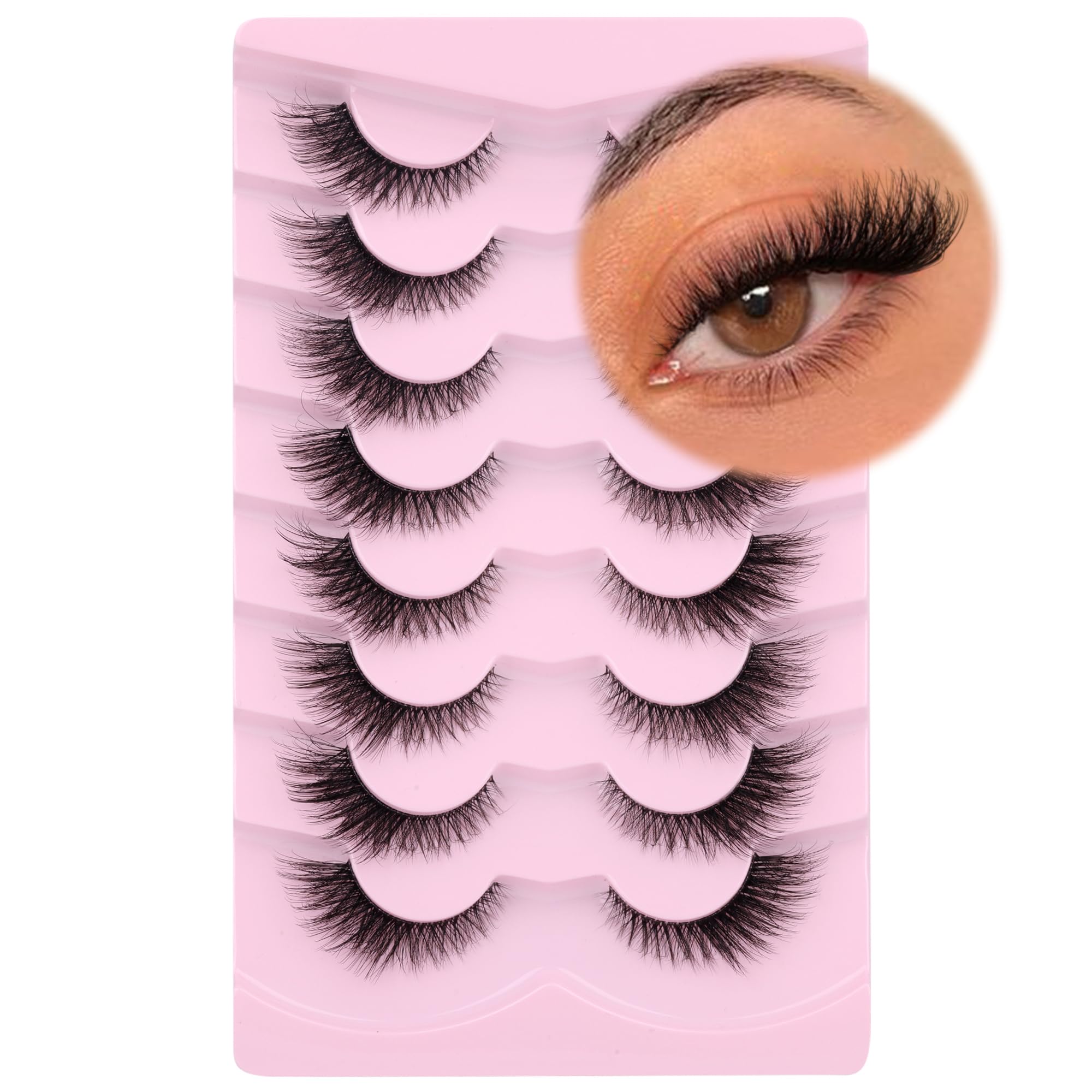 GVEFETIEE Cils effet œil de renard plume: regard naturel et glamour pour toutes les occasions.