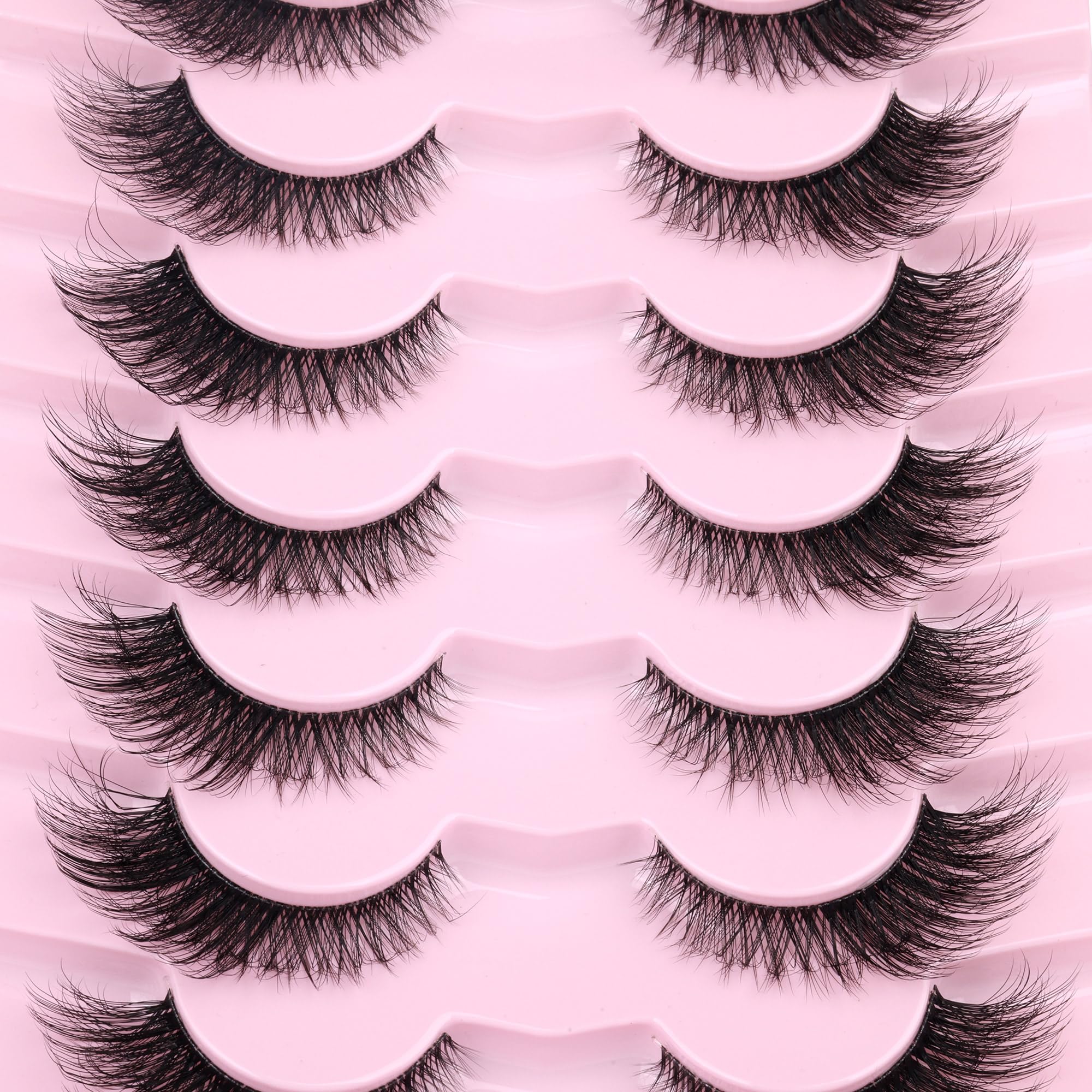 GVEFETIEE pack de cils imitation vison: volume et allure naturelles.