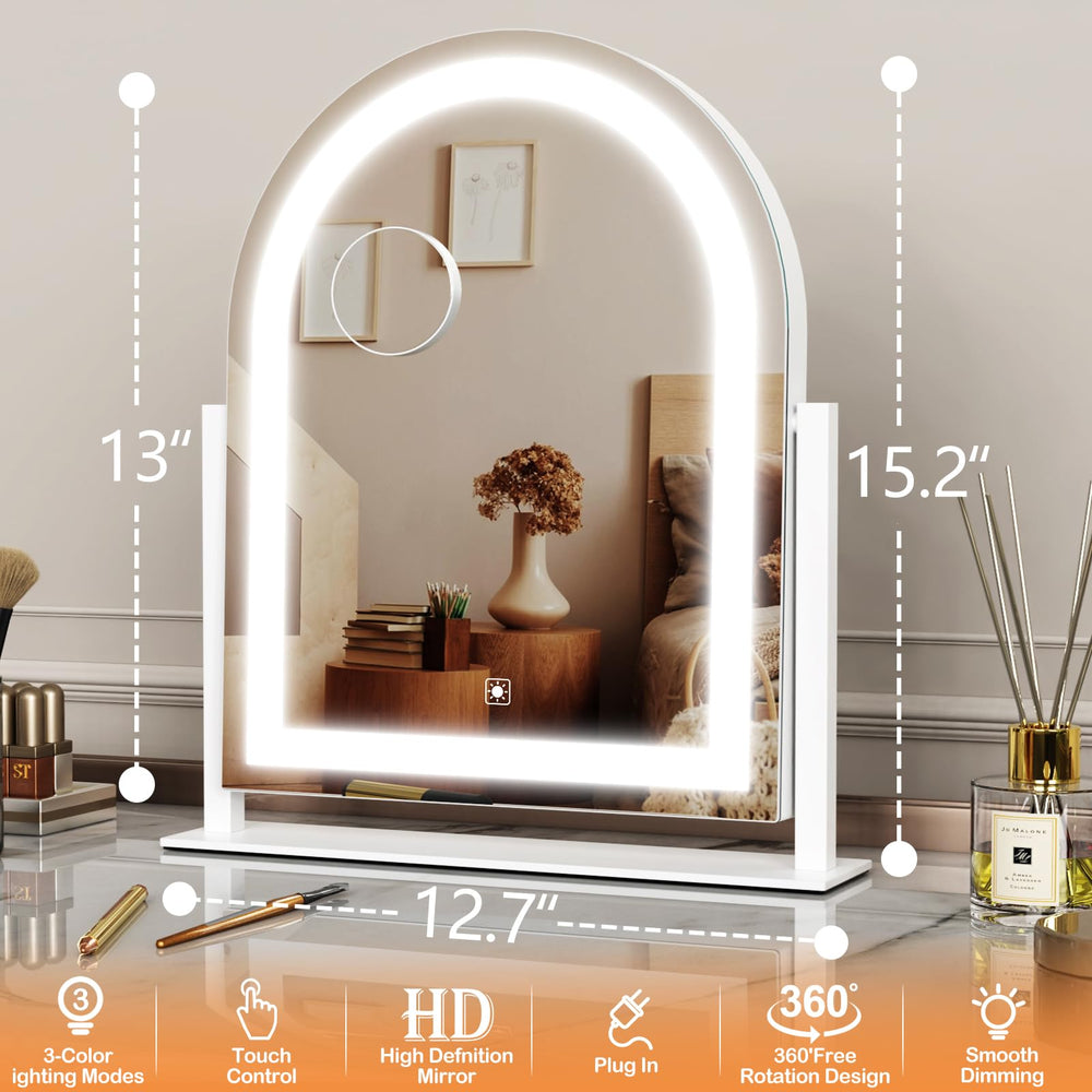 Loupe démontable 10x pour les détails fins.