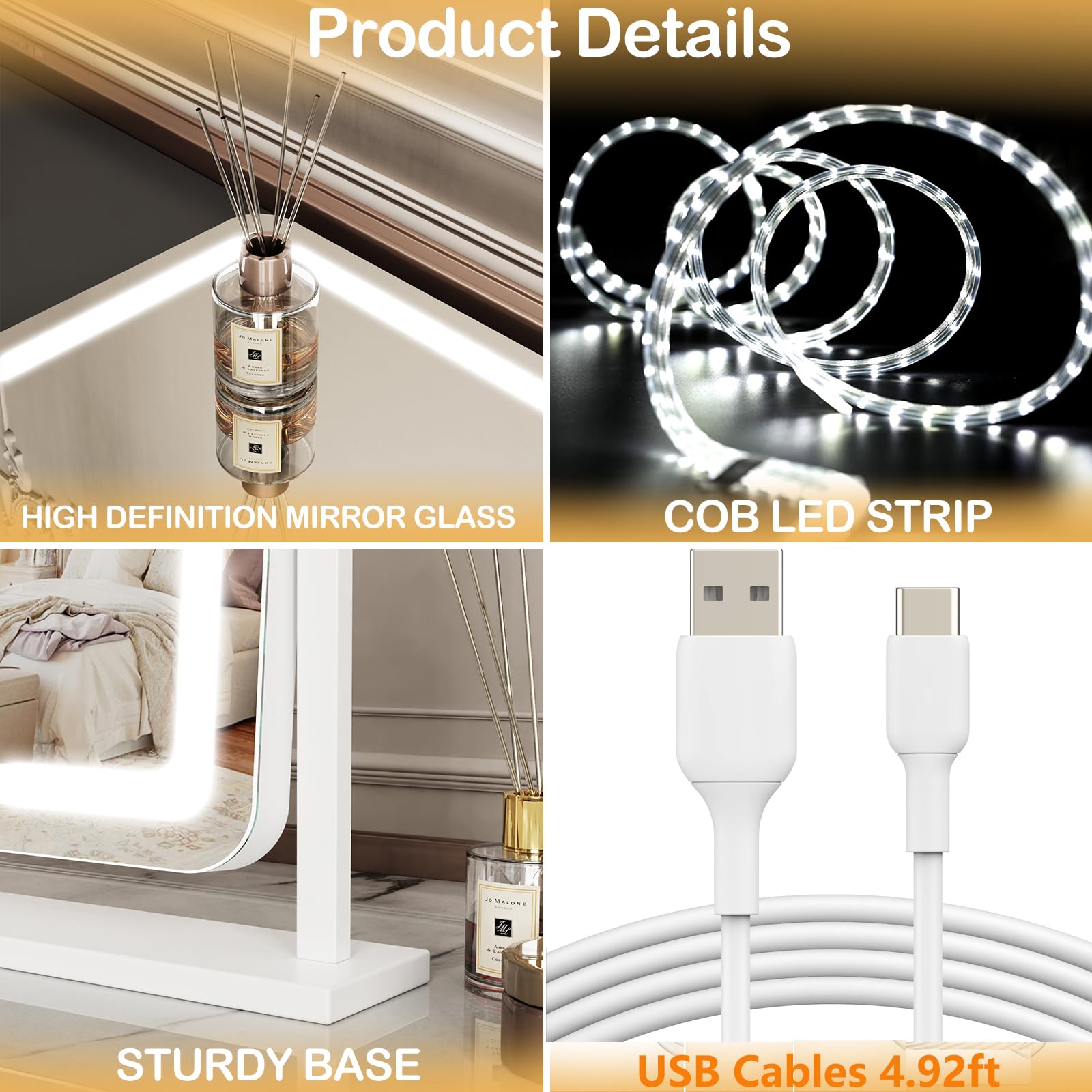 Miroir Gvnkvn Vanité coffret cadeau élégant prêt à offrir.