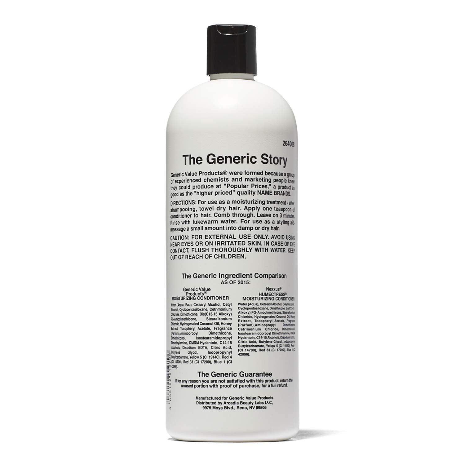 GVP Après-Shampooing, brillance naturelle et rebond des cheveux après le soin.