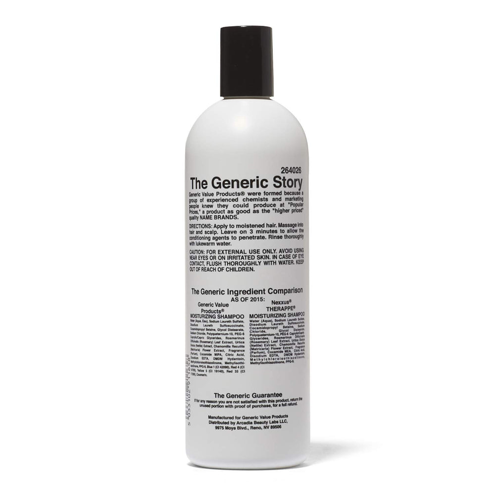 GVP Shampooing, ingrédients naturels visibles, revitalisent les cheveux en douceur.